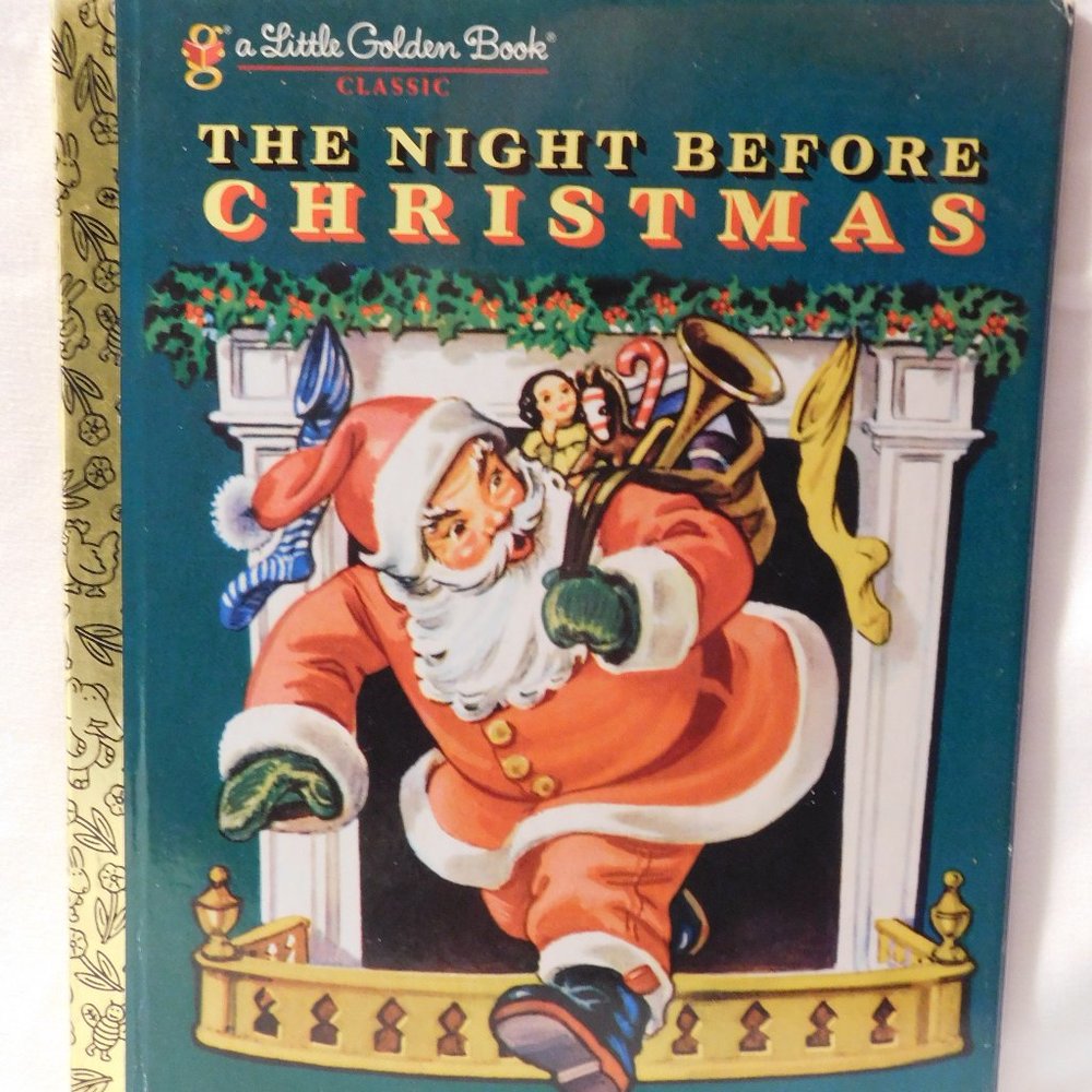 Vintage The Night Before Christmas A little golden book Classic 1976